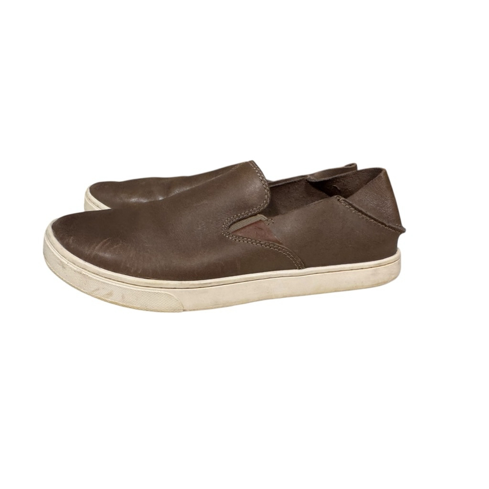 OluKai Women's Brown Slip-On Sneakers